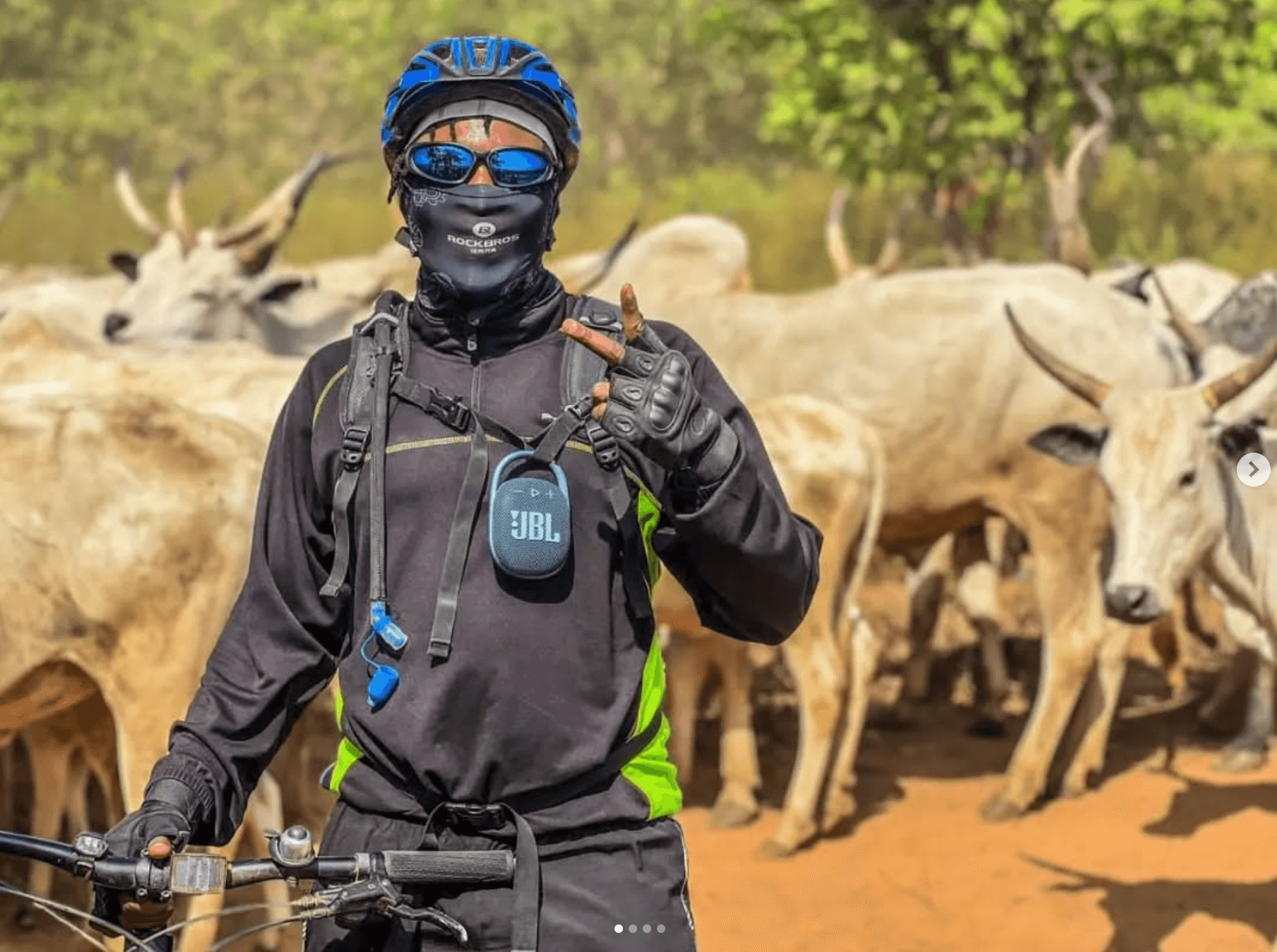 Camping gear neatly arranged on a wooden surface